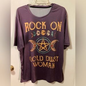 Rock on Gold Dust Woman Shirt